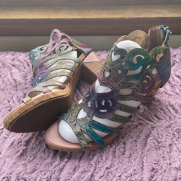 superladystar Shoes - Bohemia Learher Healed Sandals